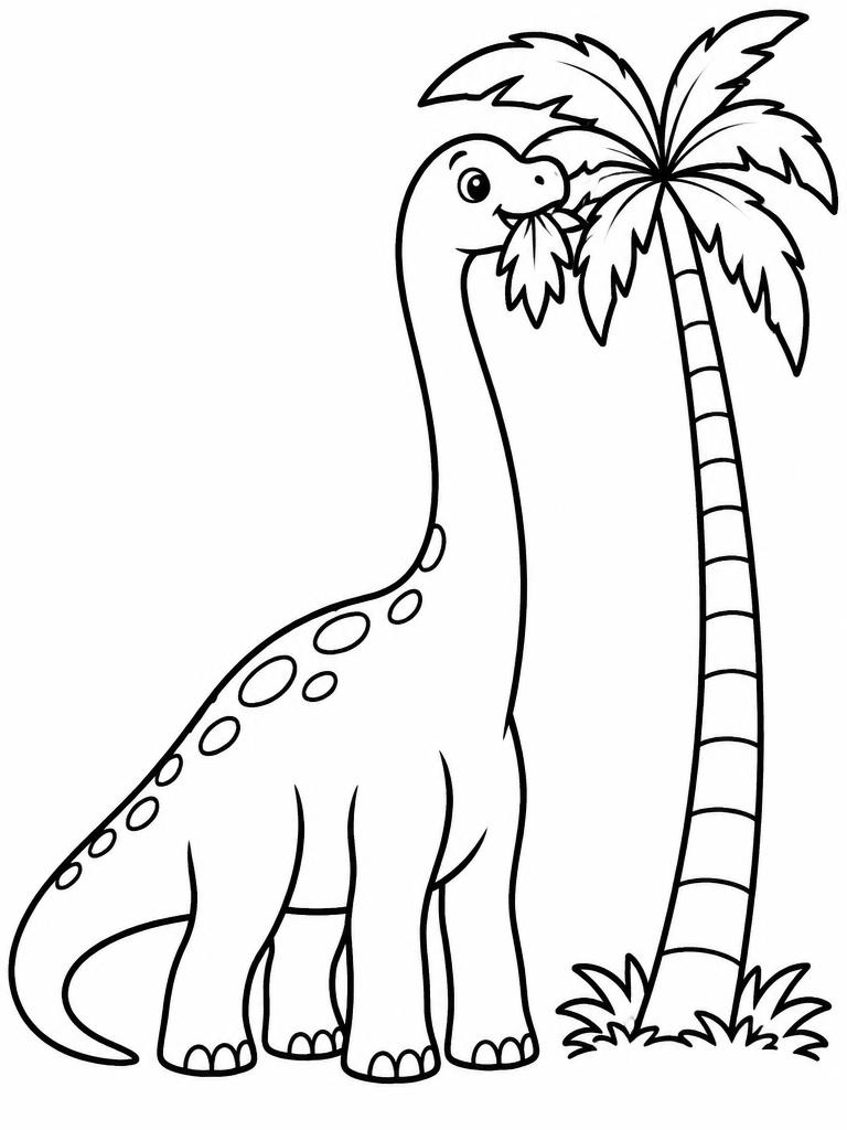 Long Neck coloring page